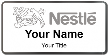 Custom name badges for Nestle