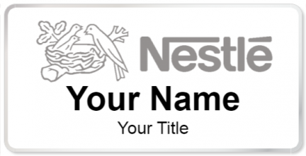 Custom name badges for Nestle