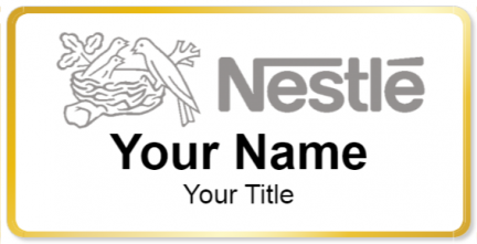 Custom name badges for Nestle