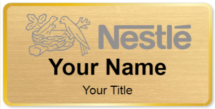 Custom name badges for Nestle