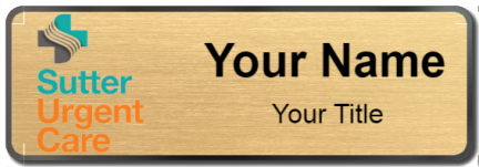 Custom name badges for Sutter Urgent Care