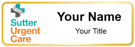 Custom name badges for Sutter Urgent Care