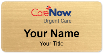 Custom name badges for HCA CareNow