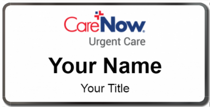 Custom name badges for HCA CareNow