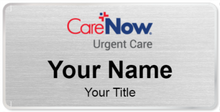 Custom name badges for HCA CareNow