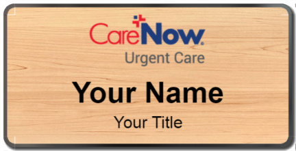 Custom name badges for HCA CareNow