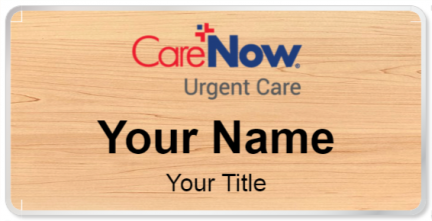 Custom name badges for HCA CareNow