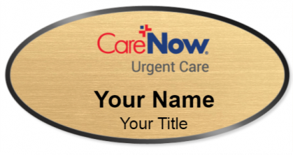 Custom name badges for HCA CareNow