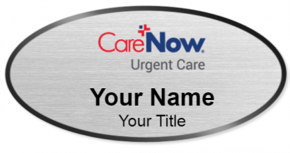 Custom name badges for HCA CareNow