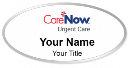 Custom name badges for HCA CareNow