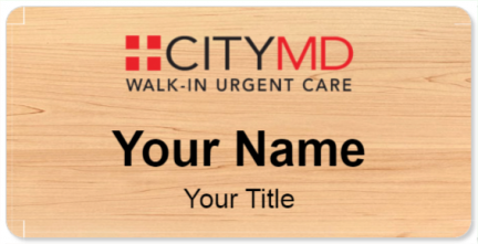 Custom name badges for City MD Premier Care