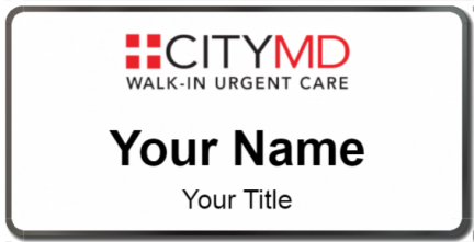 Custom name badges for City MD Premier Care