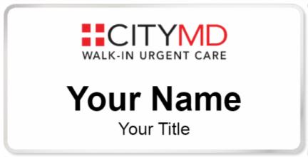 Custom name badges for City MD Premier Care