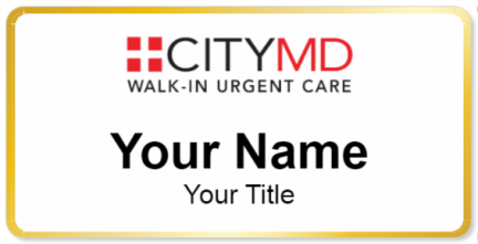 Custom name badges for City MD Premier Care