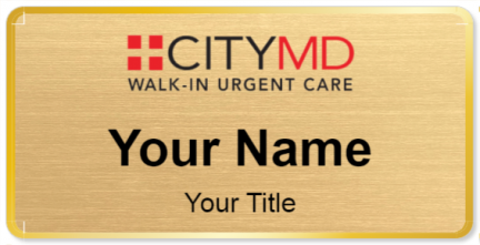 Custom name badges for City MD Premier Care