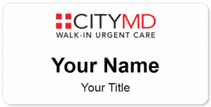 Custom name badges for City MD Premier Care