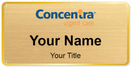 Custom name badges for Concentra