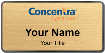 Custom name badges for Concentra