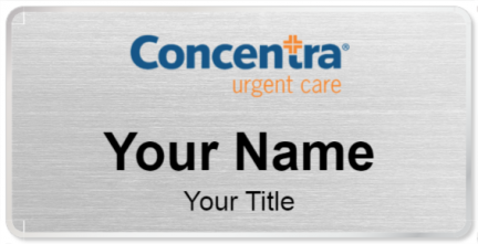 Custom name badges for Concentra