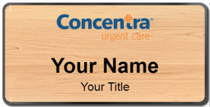 Custom name badges for Concentra