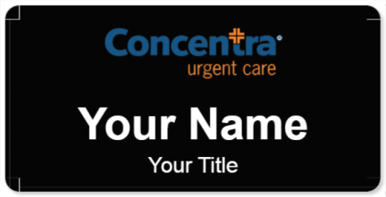Custom name badges for Concentra