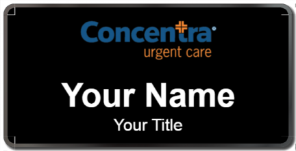 Custom name badges for Concentra