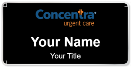 Custom name badges for Concentra