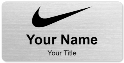 Custom name badges for Nike