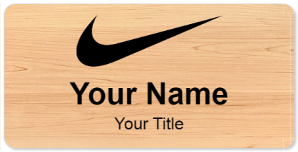 Custom name badges for Nike