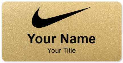 Custom name badges for Nike