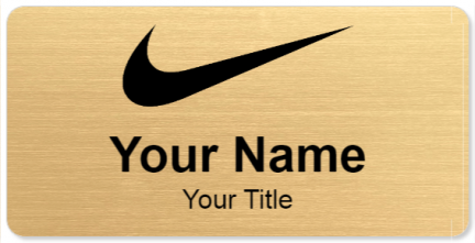 Custom name badges for Nike