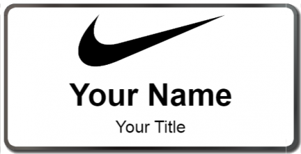 Custom name badges for Nike