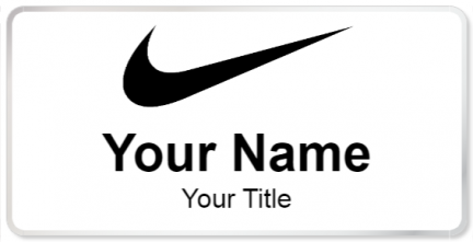 Custom name badges for Nike