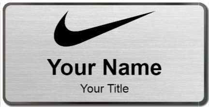 Custom name badges for Nike