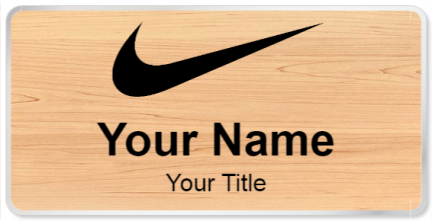 Custom name badges for Nike