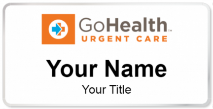 Custom name badges for GoHealth Urgent Care