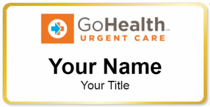 Custom name badges for GoHealth Urgent Care