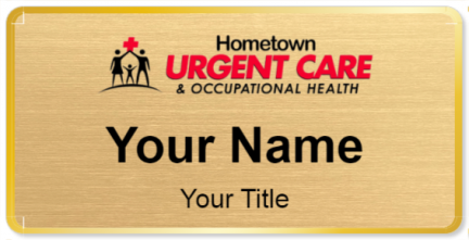 Custom name badges for Hometown Urgent Care