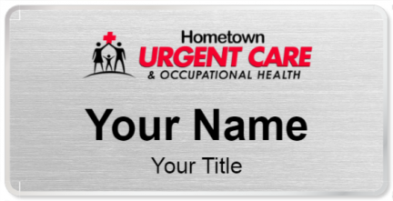 Custom name badges for Hometown Urgent Care