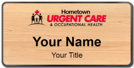 Custom name badges for Hometown Urgent Care