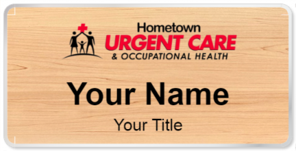 Custom name badges for Hometown Urgent Care