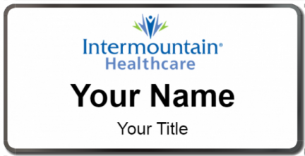Custom name badges for Intermountain Health