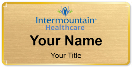 Custom name badges for Intermountain Health