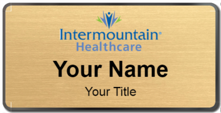 Custom name badges for Intermountain Health