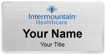 Custom name badges for Intermountain Health