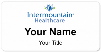 Custom name badges for Intermountain Health