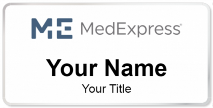 Custom name badges for MedExpress Urgent Care