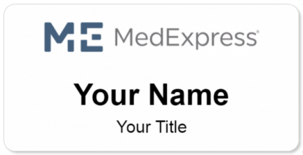 Custom name badges for MedExpress Urgent Care