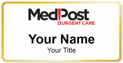 Custom name badges for MedPost Urgent Care