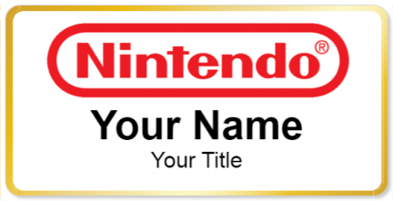 Custom name badges for Nintendo